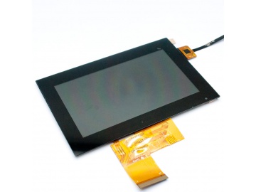 4.3寸电容触摸液晶模组, 480x272, 450nits, 40pins TTL I/F, HX8257-A, TFT LCD