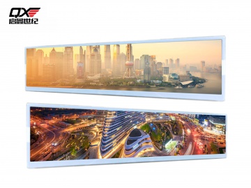 19.1寸 500亮度 1920*360分辨率 长条形液晶屏 异形屏 轨道交通长条屏 公交车站台显示屏