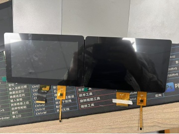 10.1寸 P+G电容触摸屏 IIC/USB接口 可适用于智能家居 串口板子 嵌入式和外挂式 产品可开模定制 工厂可全贴 框贴