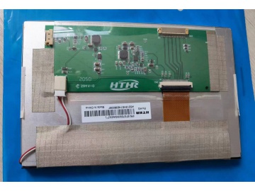 7寸1280X800 1300亮度, 20pins LVDS, 高亮显示屏, 可加USB电容触摸屏