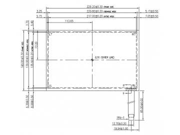 万达10.1寸宽温五线电阻屏 F+G 工业/医疗/军工电阻触摸屏
