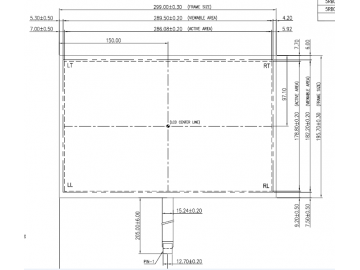 万达13.3寸宽温五线电阻屏 F+G 工业/医疗/军工电阻触摸屏