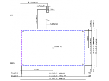 万达15.6寸宽温五线电阻屏 F+G 工业/医疗/军工电阻触摸屏
