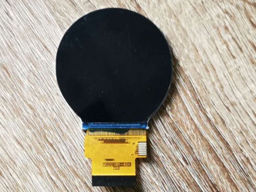 2.1寸480x480圆形液晶模组 300亮度, 40pins 18bit RGB, ST7701S