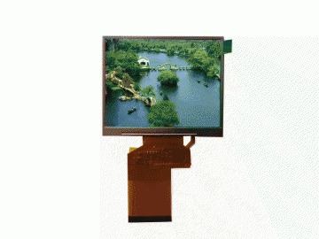 3.5寸TFT液晶显示屏 640*480 IPS液晶屏 350-1000亮度 54PINS TTL 工业液晶屏