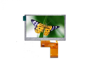 4.3寸TFT液晶显示屏 480*272 IPS液晶屏 800亮度 40PINS TTL 高亮液晶屏 IL6485