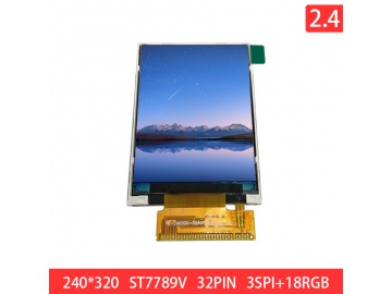 亿显国际 2.4寸 240*320 250亮度 液晶显示屏 32PIN RGB接口 可配触摸（工业、家电、玩具、医疗类用TFT液晶显示屏）