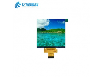 亿显国际 3.95寸 480*480 400亮度 30PIN MIPI 可匹配触摸, 智能穿戴、智能手表、工业、家电、玩具、医疗类用TFT方形液晶显示屏