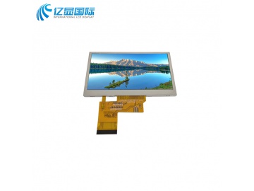 亿显国际 4.3寸800*480 液晶显示屏 可配触摸 40PIN 24bit RGB（工业、家电、玩具、医疗类用TFT液晶显示屏）