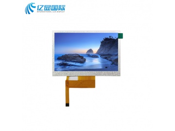 亿显国际4.3寸480*272 亮度1000Cd/㎡ 可配触摸 10PIN 4SPI NV3041A（工业、家电、玩具、医疗类用TFT液晶显示屏）