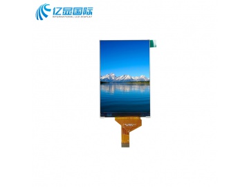亿显国际3.5寸320*480 TN液晶显示屏 280亮度 16PIN 4SPI 手持终端液晶屏 ST7796S（工业、家电、玩具、医疗类用TFT液晶显示屏）