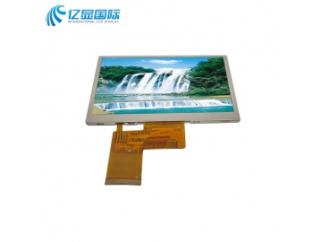 亿显国际 4.3寸480*272 TN液晶显示屏 40PIN 24bit RGB ST7282 可配触摸（工业、家电、玩具、医疗类用TFT液晶显示屏）