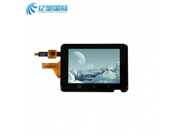 亿显国际 3.5寸 320*480 300亮度 16PIN SPI-4 ST7796PI-G5 匹配CTP触摸, 智能穿戴、智能手表、工业、家电、玩具、医疗类用TFT液晶显示屏