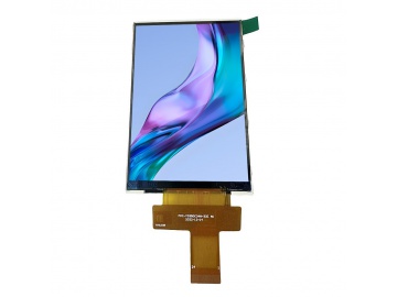 亿显国际 3.5寸 320*480 300亮度 24PIN MCU ST7796U 可配触摸, 智能穿戴 智能手表、工业、家电、玩具、医疗类用TFT圆形液晶显示屏