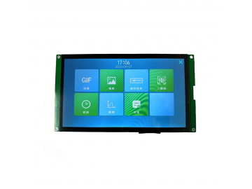 工业串口屏, IPS显示, 1024*600, 高亮