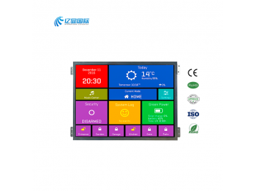 亿显国际 10.4寸 1024*768显示屏 1000亮度 IPS 30PIN LVDS 可配触摸（工业、家电、玩具、医疗类用TFT液晶显示屏）