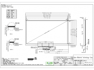 AMT 21.5英寸电容式触摸屏P3022-A2C, 工业控制系统, 数字化