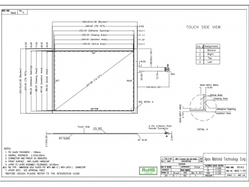 12.1英寸AMT电阻式触摸屏9542, 工业控制系统, 12.1英寸RTP9542