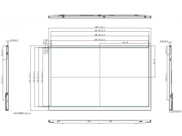 13.3寸 1920*1080 550亮度 LVDS接口 IPS屏