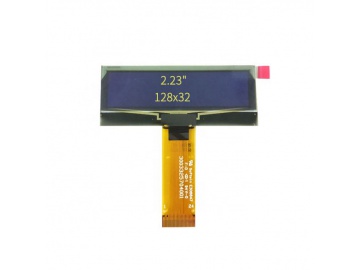 2.23寸OLED显示屏 128*32 24PINS MCU/SPI/I2C PMOLED显示屏 SSD1309