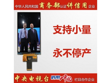 5.5寸 1080*1920, 360亮度, 30pins MIPI接口, XM1080, TFT-LCD液晶模组