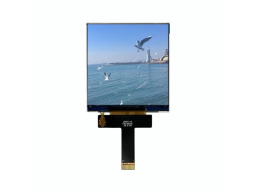 3.4寸480*480, 1000亮度, 20pins MIPI接口,  ST7701S, IPS全视角超高亮度户外可视阳光下可见方形屏全彩液晶屏