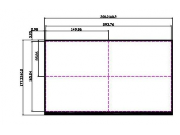 13.3寸TFT液晶显示屏 1920*1080 IPS液晶屏 1000亮度 30PINS eDP 工控液晶屏 TCON反折