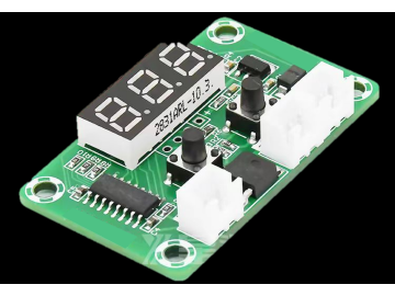 F.H.CTRL V1.0加热散热控制板使用100%全国产器件, 可外接一个两线制防水传感器, 可通过按键设定加热或散热模式。并可通过按键设定加热或散热启动温度和停止温度。可通过数码管查询设定的模式及 F.H.CTRL V1.0加热散热控制板使用100%全国产器件, 可外接一个两线制防水传感器, 可通过按键设定加热或散热模式。并可通过按键设定加热或散热启动温度和停止温度。可通过数码管查询设定的模式及