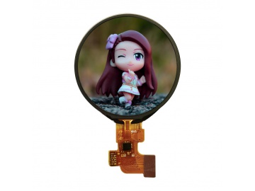 1.5寸AMOLED圆屏466*466 450亮度QSPI接口OLED圆形液晶显示屏模块