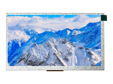 7寸, 1024x600, 260亮度, 2.45厚度, 50pins, TTL, IPS组装液晶模组