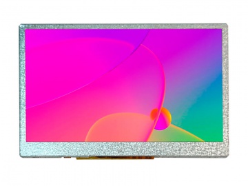 4.3寸480*272液晶模组, 450亮度, 2.9厚度, RGB 40pins FPC