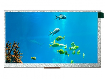 7寸1200亮度IPS工控屏, 1024*600, 50pin FPC, RGB