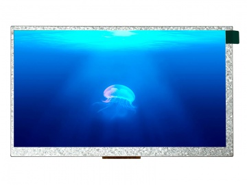 7寸250亮度IPS工控屏, 1024*600, 50PIN FPC, RGB