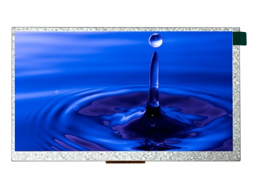 7寸, 1024*600, 3.5厚度, 250亮度, 40pins, LVDS, IPS宽温液晶模组