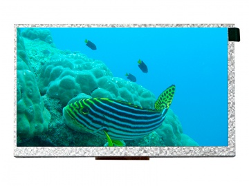 7寸, 800x480, 1000亮度, 50pins , TTL , 高亮液晶模组