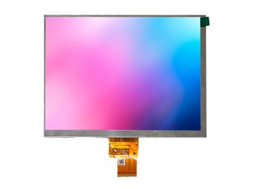 8寸, 1024x768, 1000亮度, 40pins TTL, IPS高亮液晶模组