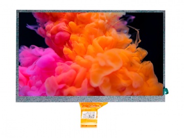 10.1寸500亮度IPS工控屏, 1024*600, 50PIN TTL