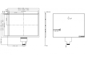 10.4英寸IPS 800*600 300亮度 40pin LVDS -20~70 全视角