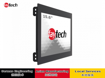 飞帆泰15.6寸开放式电容触摸显示器 1920x1080 1000亮度 全贴合技术, 表面防眩光, 10指多点触控, USB触控接口, 易集成, 支持Windows /Android/Linux/ma