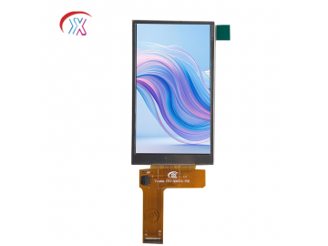 3寸480*854tft长条屏mipi接口40PIN 厂家定制排线多点触摸FT6336U