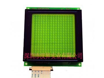 2.7寸STN图形液晶模块 128*128  LCD液晶模块仪器仪表显示屏 蓝绿模正显  图形点阵液晶屏