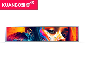 49.5寸条形液晶屏 1920*540 IPS液晶屏 长条屏 300亮度 51PINS LVDS 切割条形屏 数字标牌液晶屏
