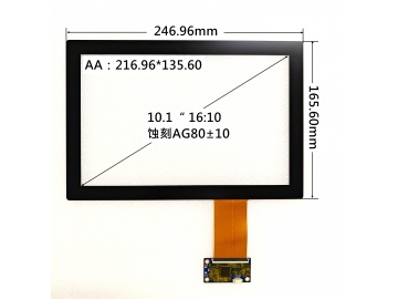 LSTP10155-IAB 10.1寸电容触摸屏 G+G 多点触摸 16:10 可搭配友达 群创 京东方工业屏