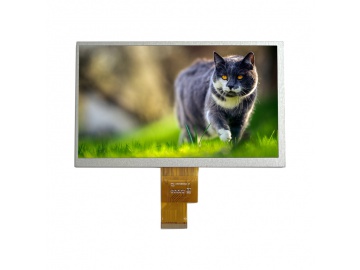 7寸TFT液晶显示屏 1024*600 IPS液晶屏 1000亮度 40PIN LVDS 车载液晶屏