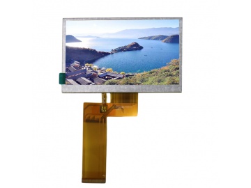 4.3寸TFT液晶显示屏 480*272 450亮度 IPS液晶屏 40pins RGB
