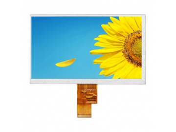 7寸TFT液晶显示屏 1024*600 1000亮度 IPS液晶屏 40PINS LVDS 高亮液晶屏
