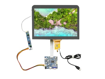 12.1寸TFT液晶显示屏 1280*800 IPS 850亮度 40PINS LVDS 带电容触摸 工业液晶屏