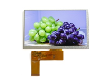 7寸TFT液晶显示屏 800*480 700亮度 40PINS RGB 工业液晶屏 高亮液晶屏