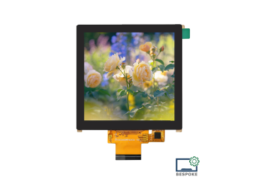4寸TFT液晶显示屏 480*480 IPS液晶屏 40PINS SPI/TTL 420亮度 带电容触摸