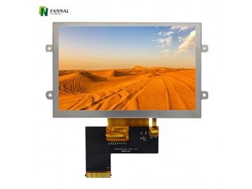 5寸TFT液晶显示屏 800x480 IPS液晶屏 1000亮度 40PINS RGB